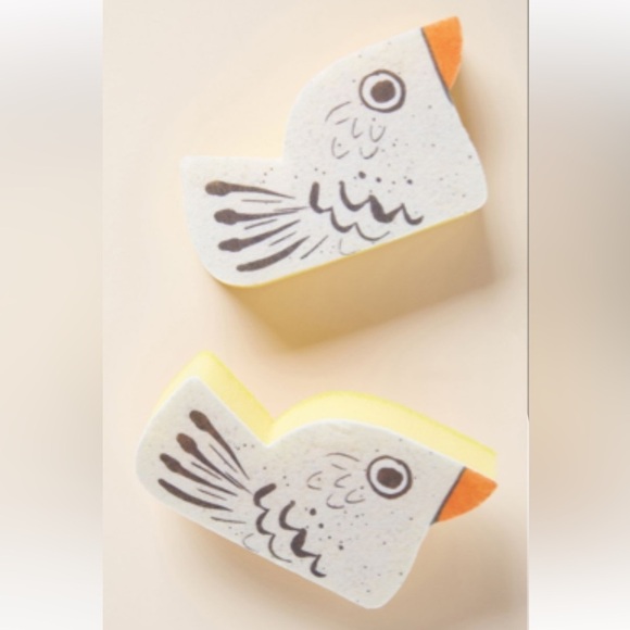 Anthropologie Other - Anthropologie ‘Rare Birds’ Sponges 5 Sets of 2 NWT